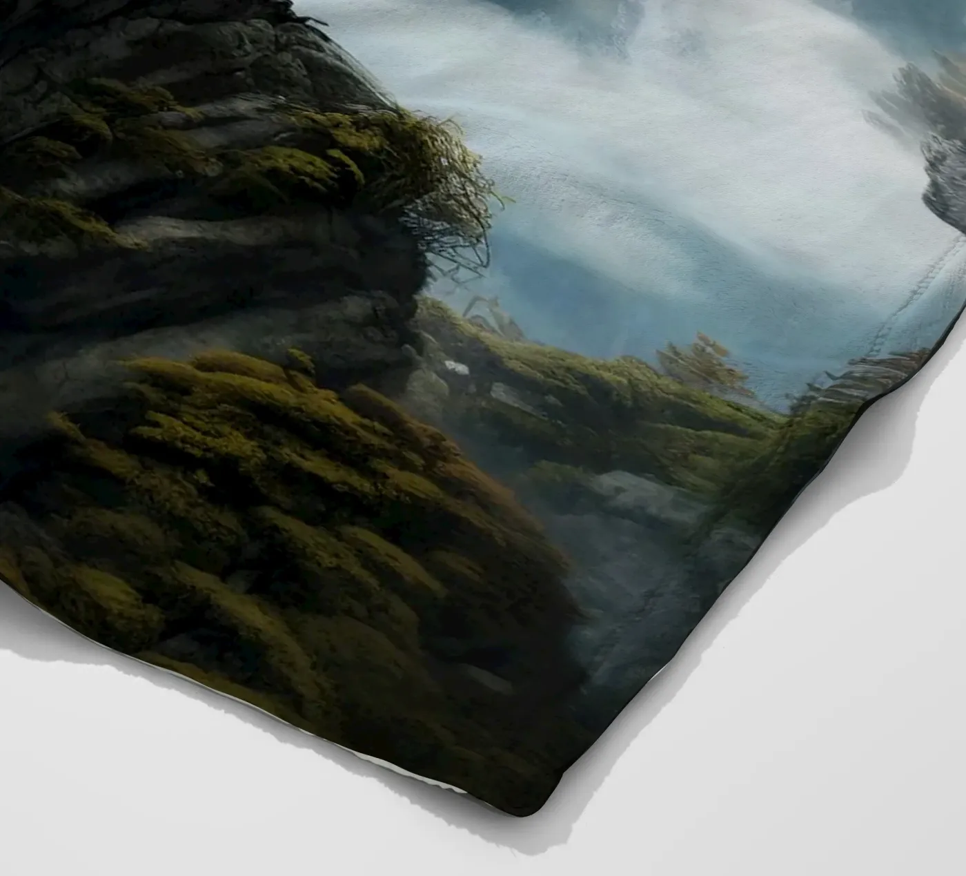 Panda Mountains Fleecedecke von Mateo