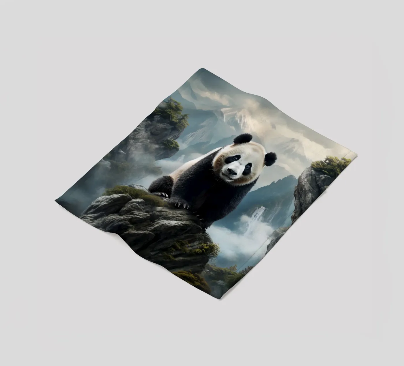 Panda Mountains coperta in pile da Mateo