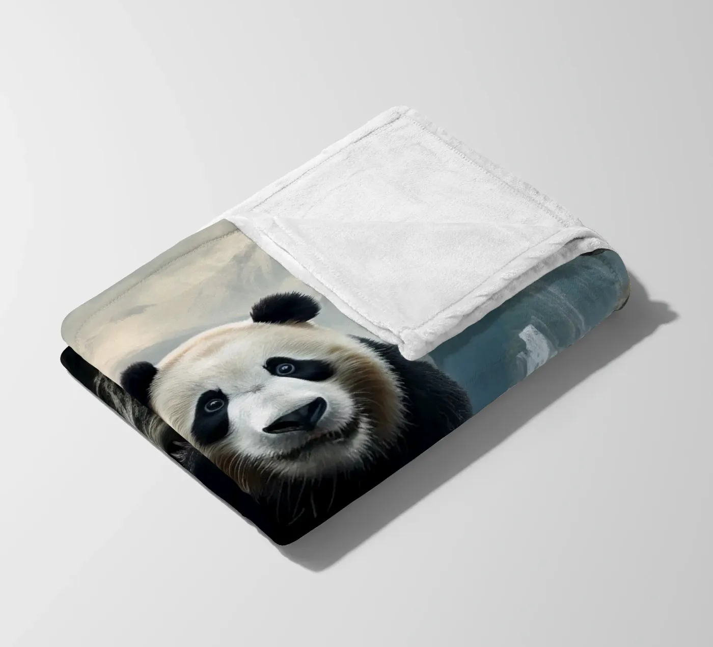 Panda Mountains Fleecedecke von Mateo
