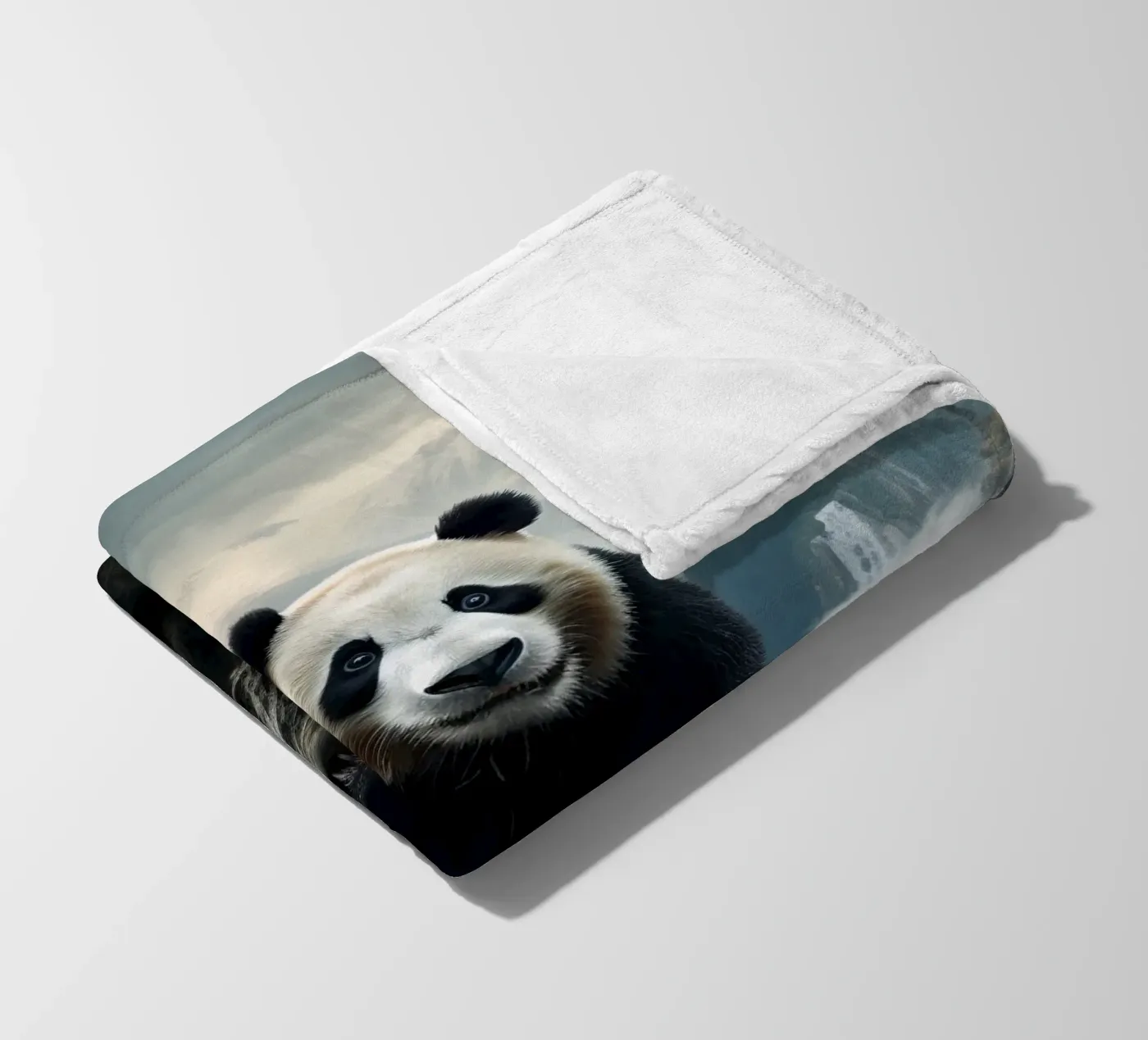 Panda Mountains Fleecedecke von Mateo