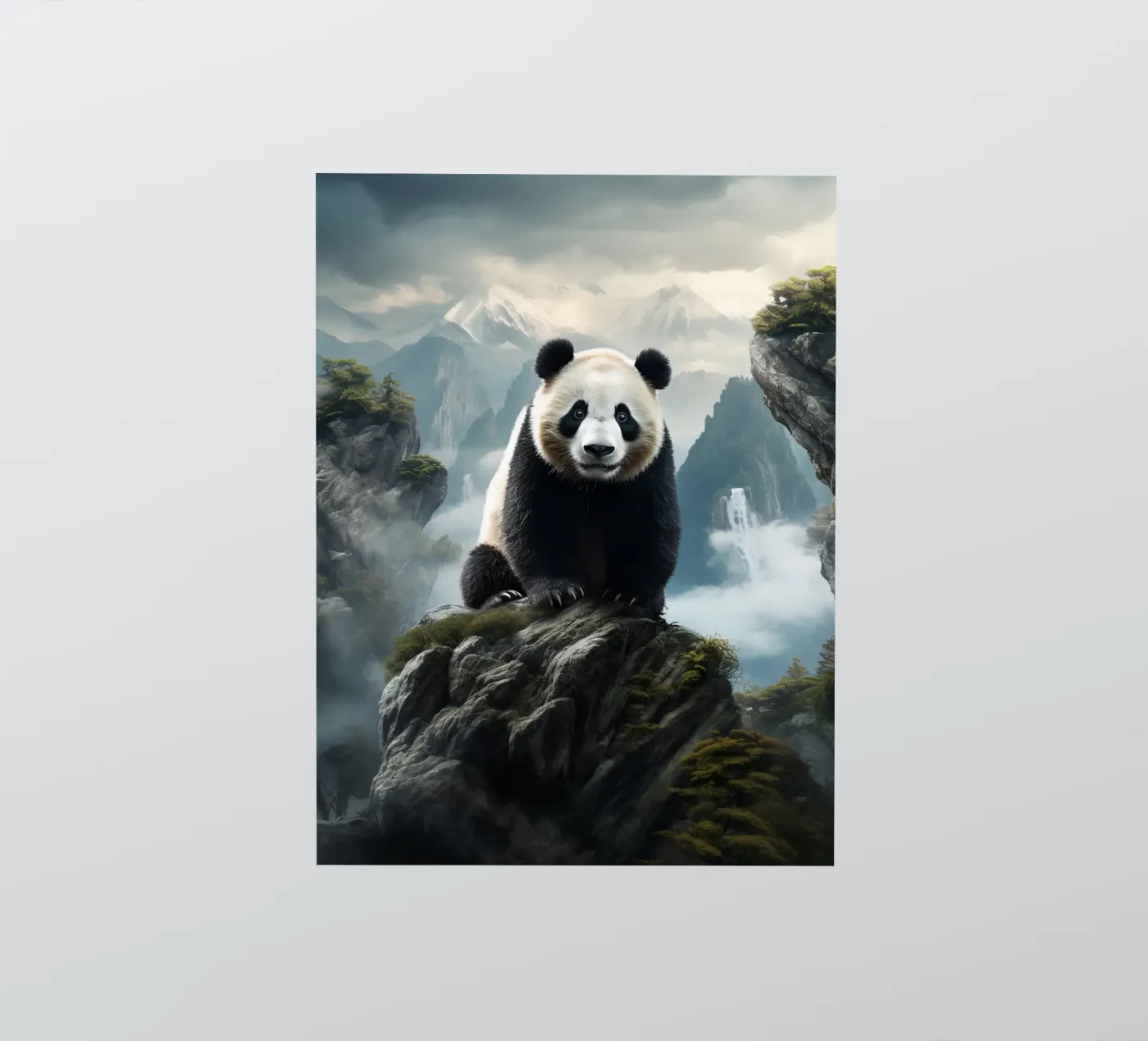 Panda Mountains adesivo da Mateo