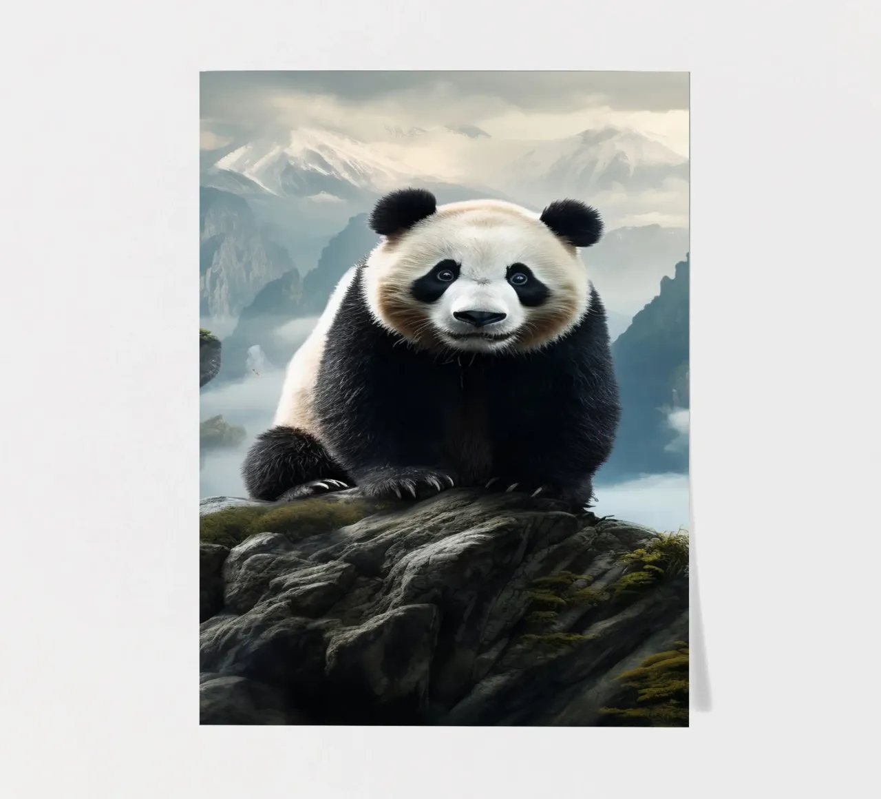 Panda Mountains sticker sheet by Mateo