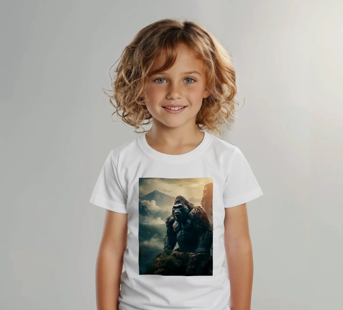 Gorilla Mountains t-shirt bambini da Mateo