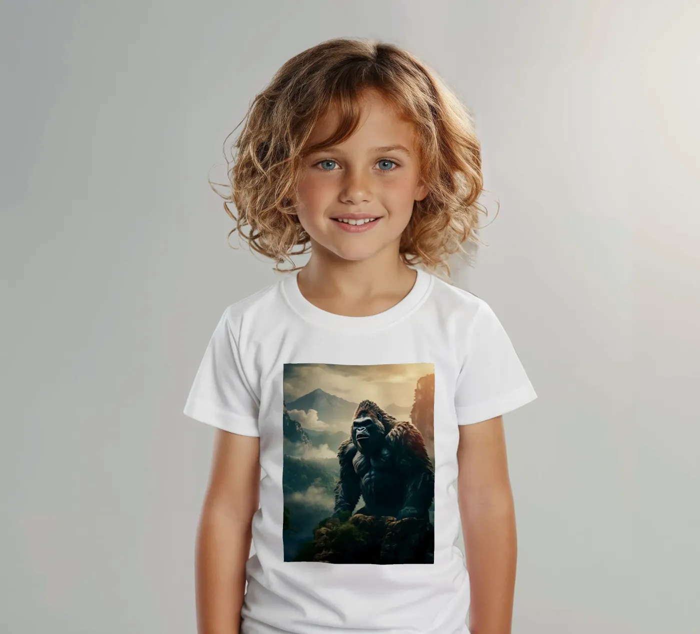 Gorilla Mountains t-shirt bambini da Mateo