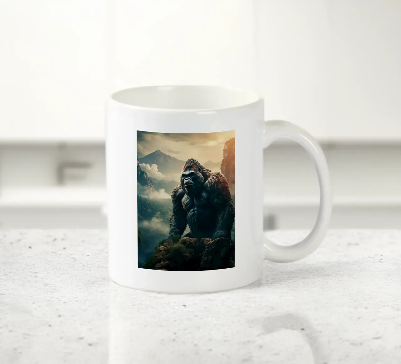 Gorilla Mountains tazza in ceramica da Mateo