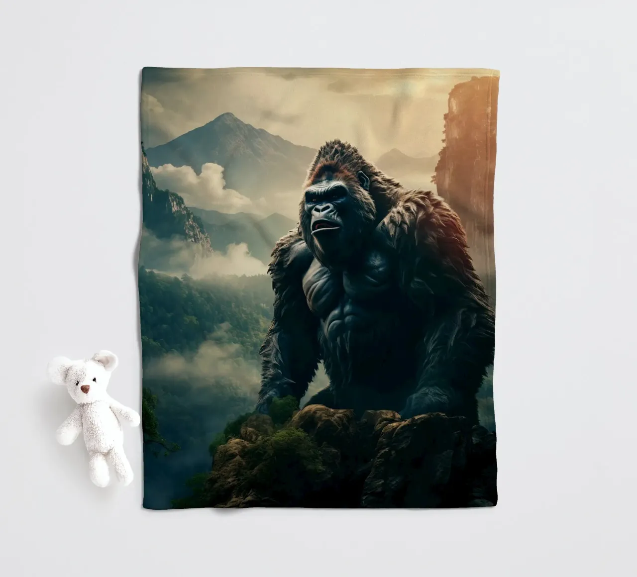 Gorilla Mountains coperta in pile da Mateo