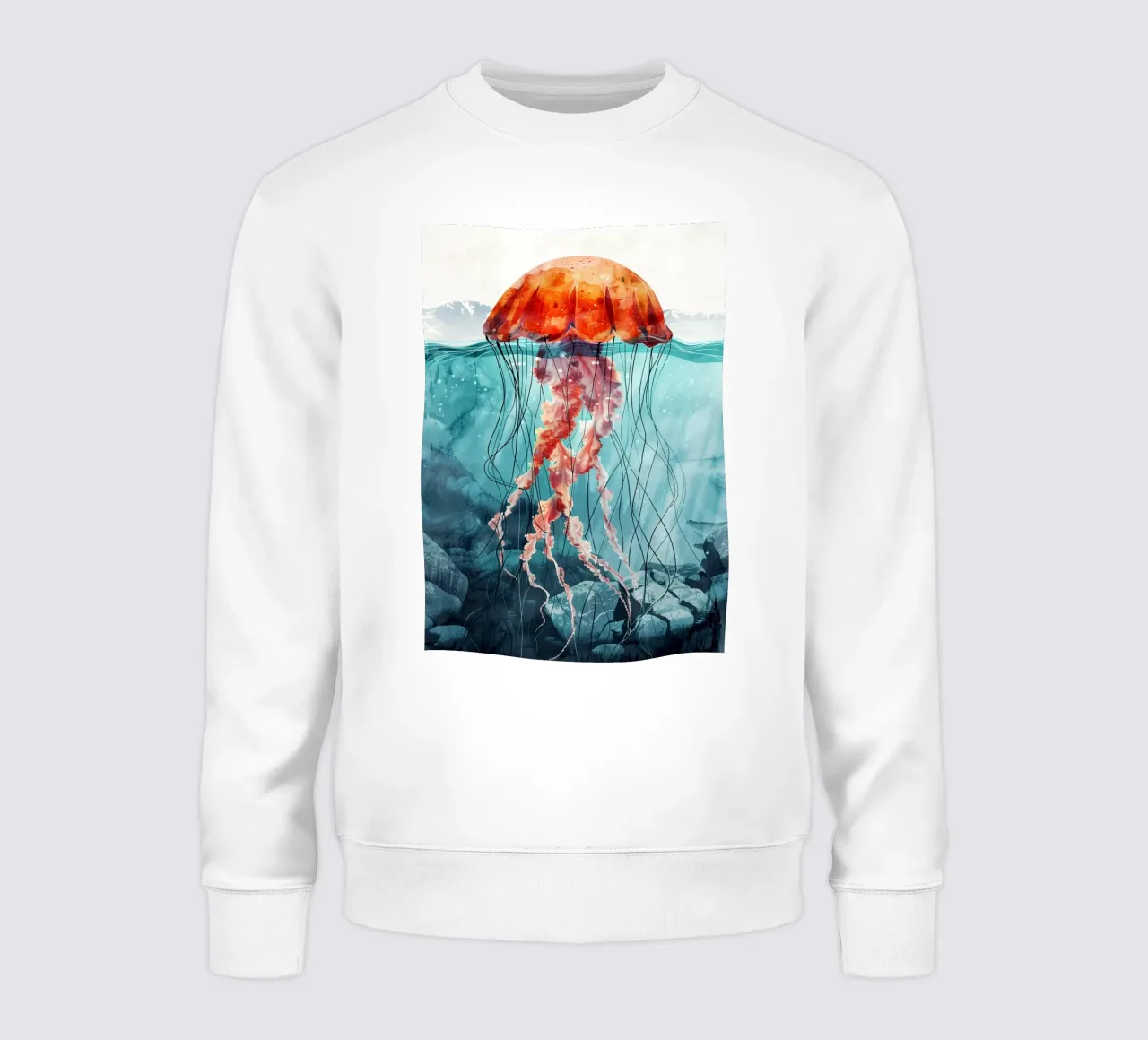 Medusa vita oceanica felpa da Justyna Jaszke JBJart