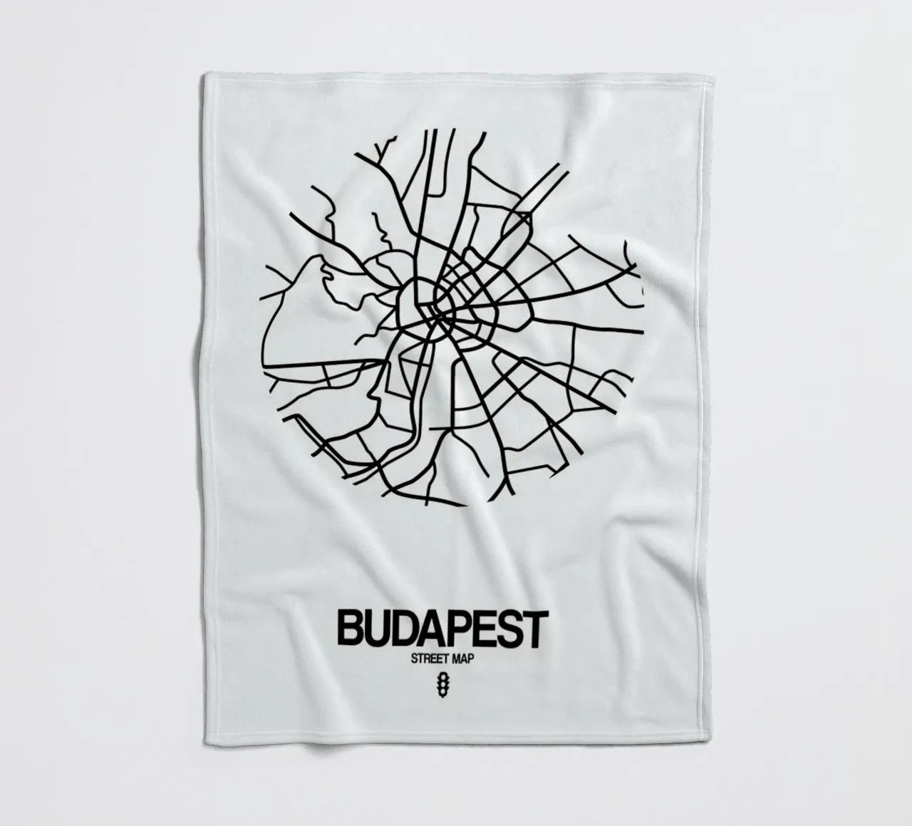 Budapest Fleecedecke von Naxart