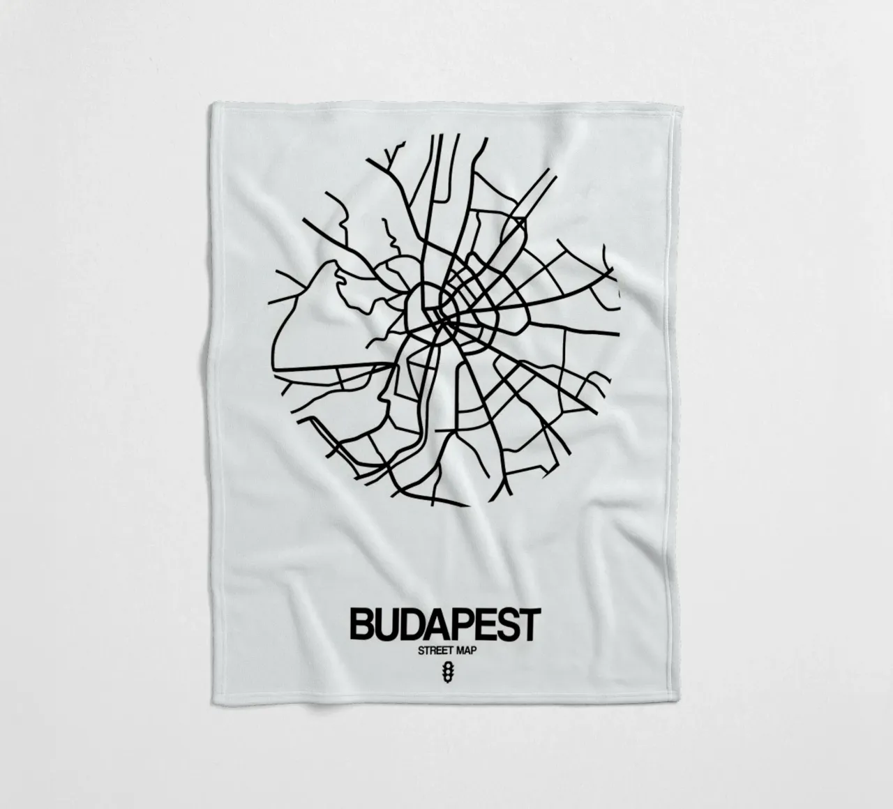 Budapest Fleecedecke von Naxart