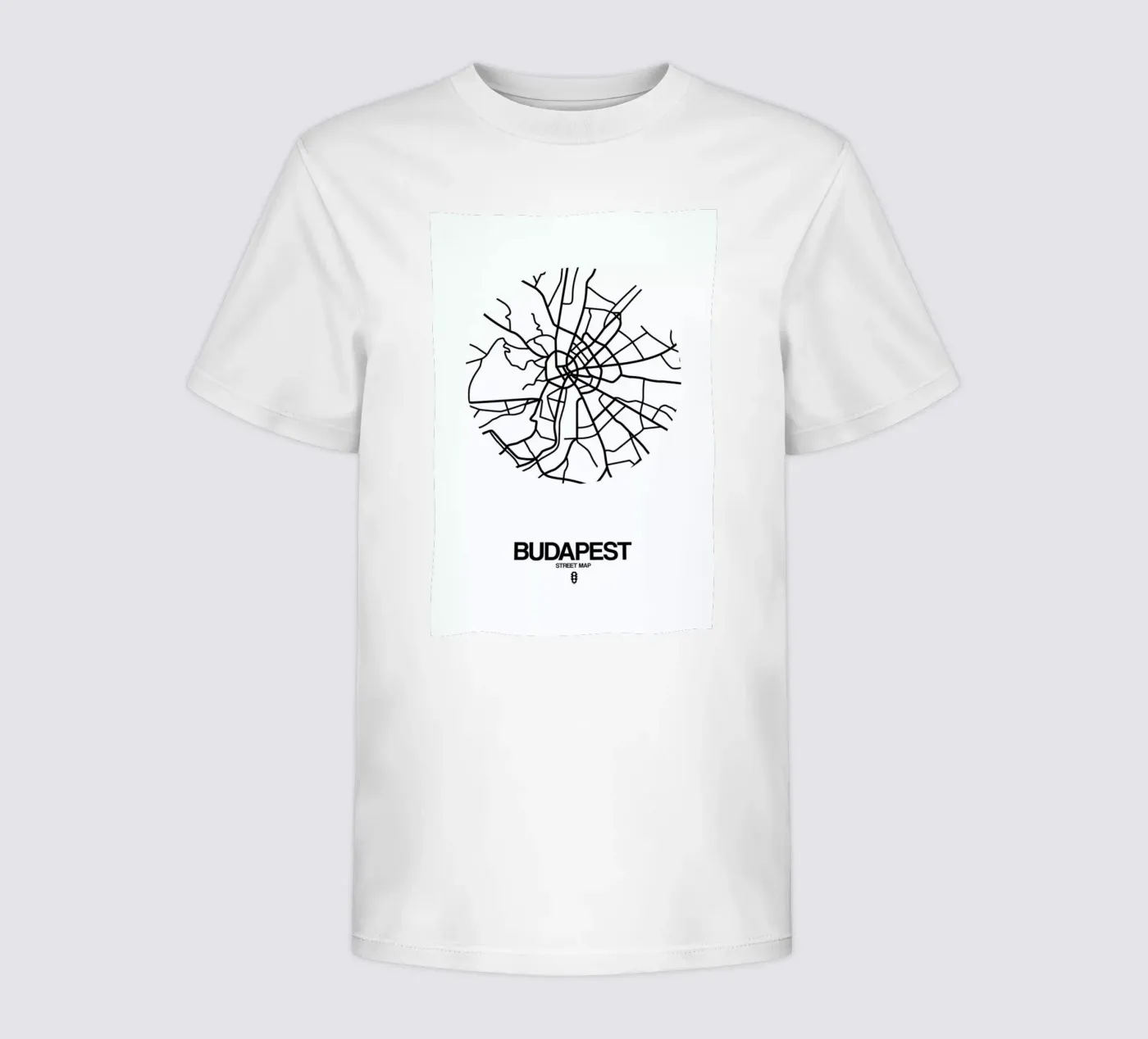 Budapest t-shirt bambini da Naxart