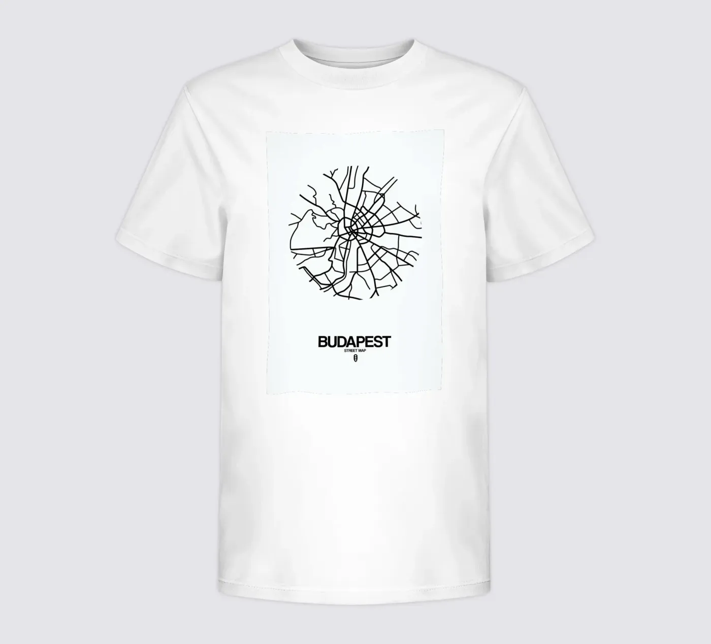 Budapest t-shirt bambini da Naxart
