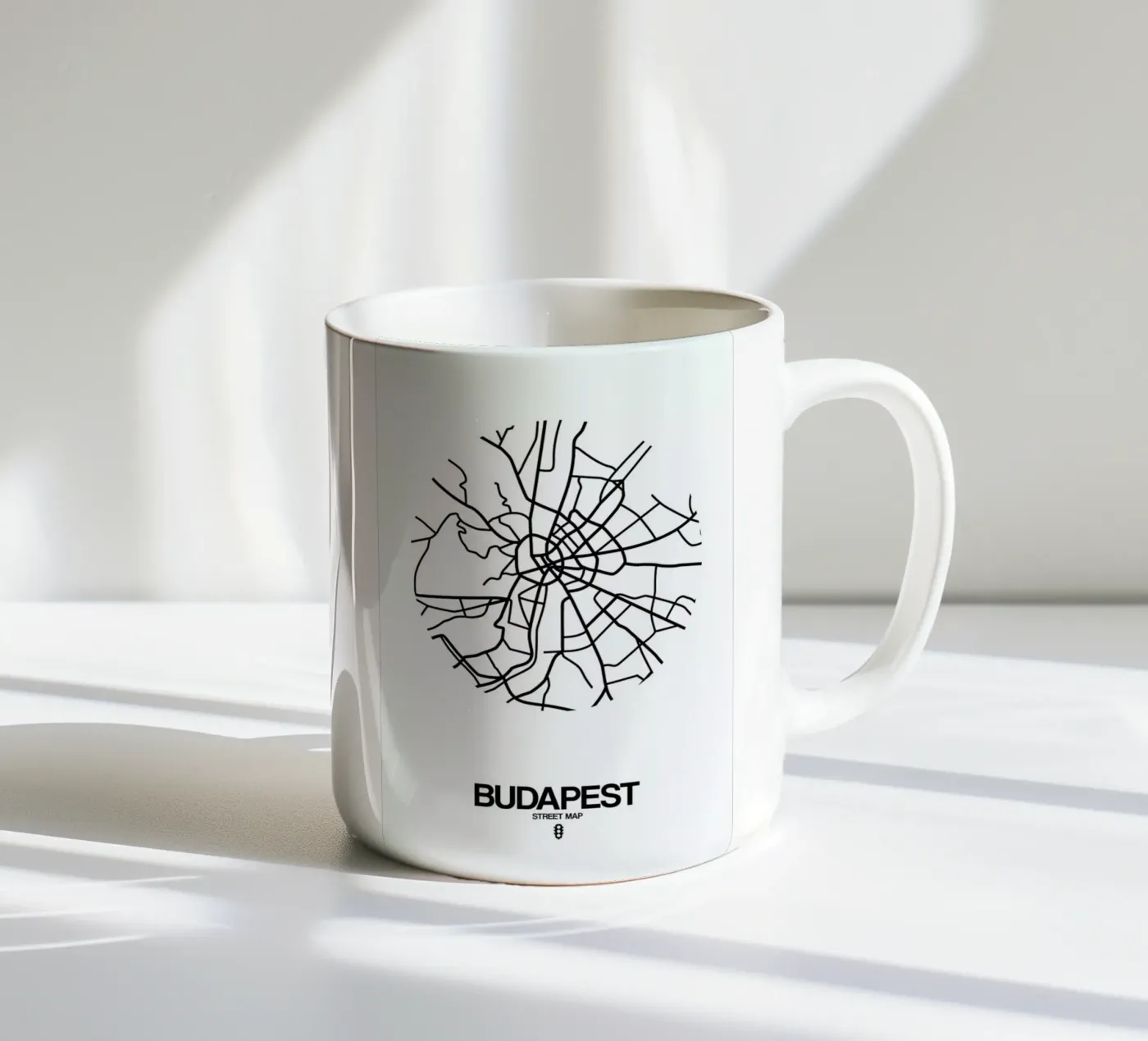 Budapest ceramic mug by Naxart