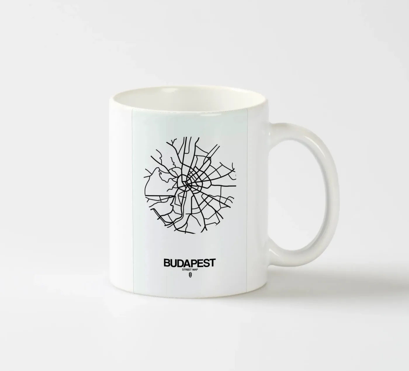 Budapest ceramic mug by Naxart