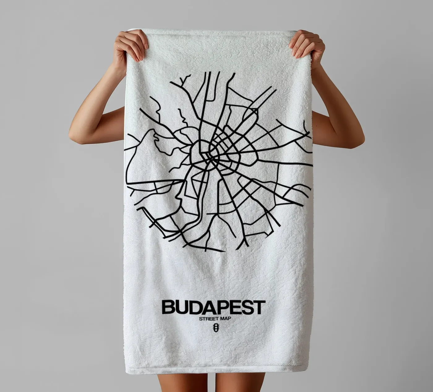 Budapest towel by Naxart