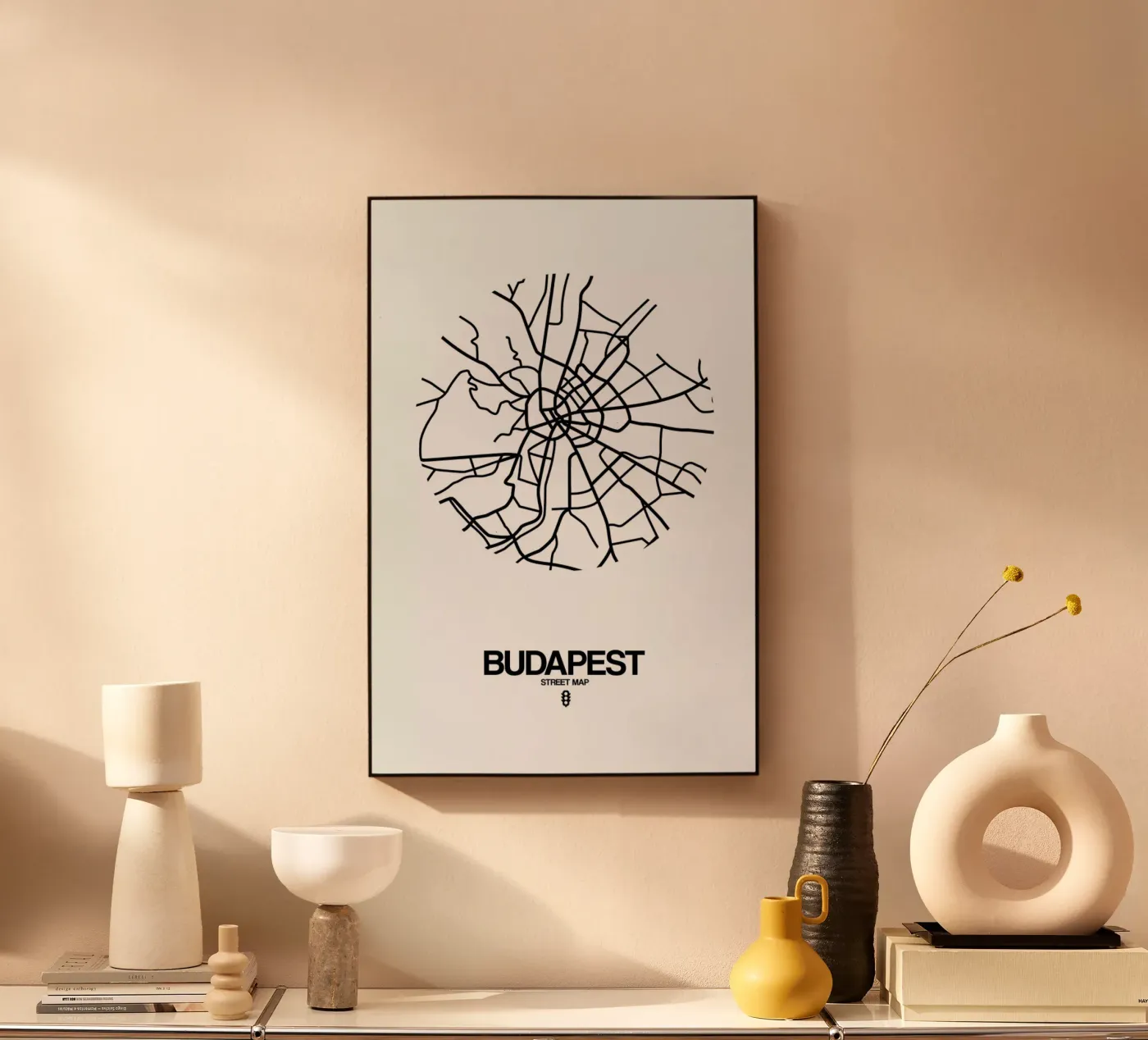Budapest Acryl-Glas von Naxart