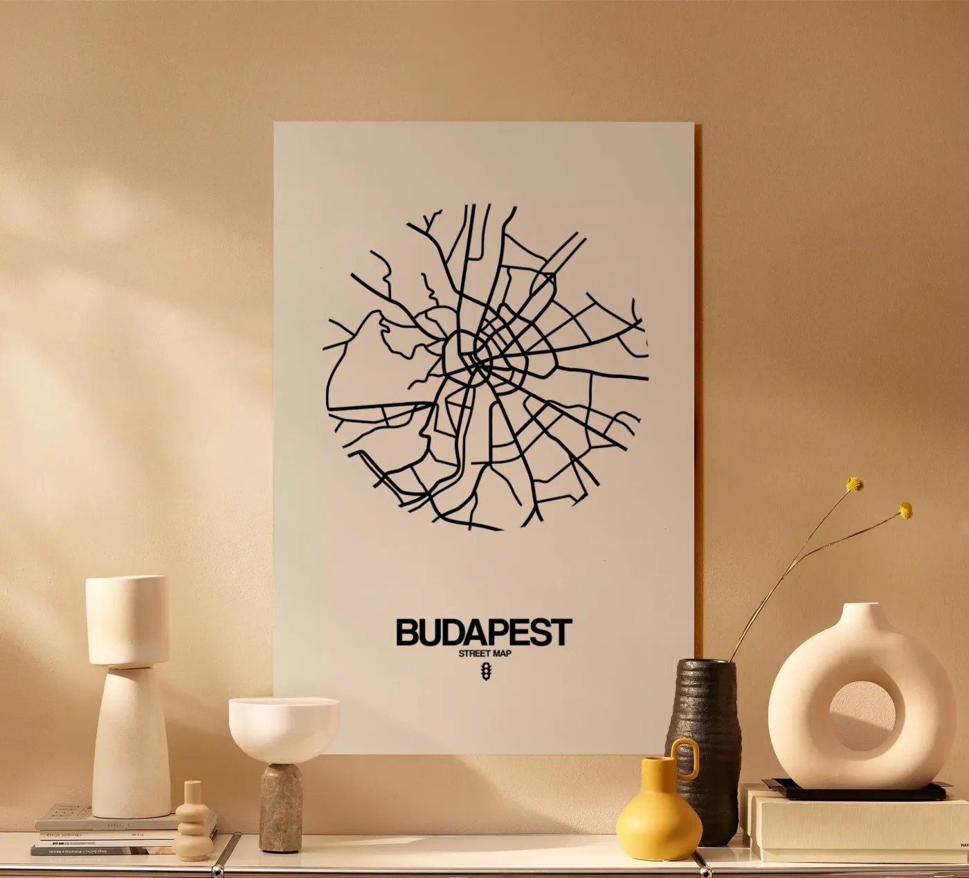 Budapest Acryl-Glas von Naxart