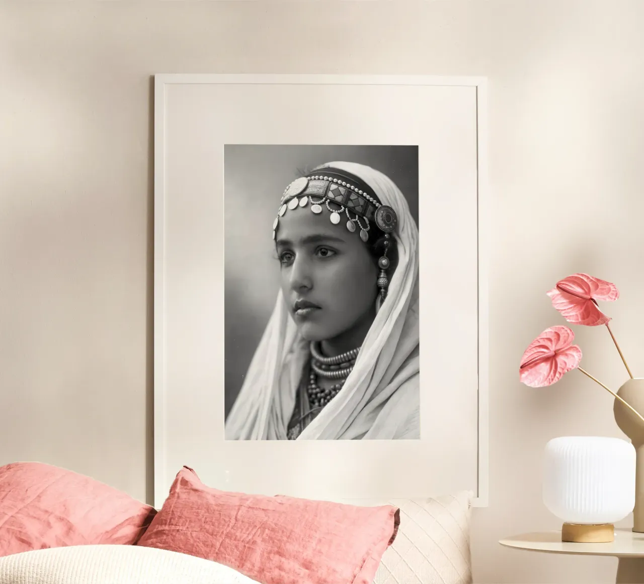 Yalas - Ritratto di una giovane donna amazigh poster da Amazigh