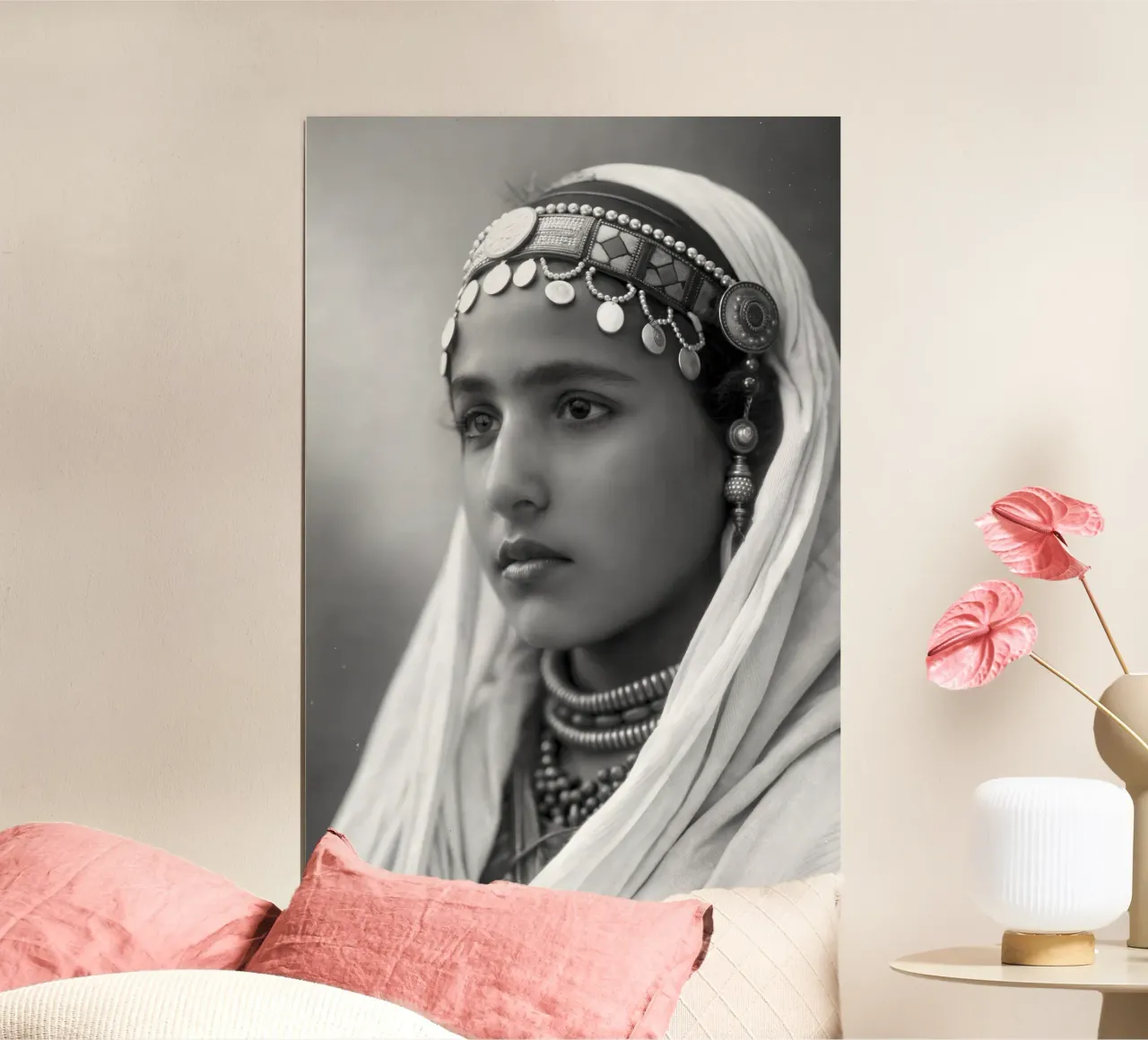 Yalas - Ritratto di una giovane donna amazigh poster da Amazigh