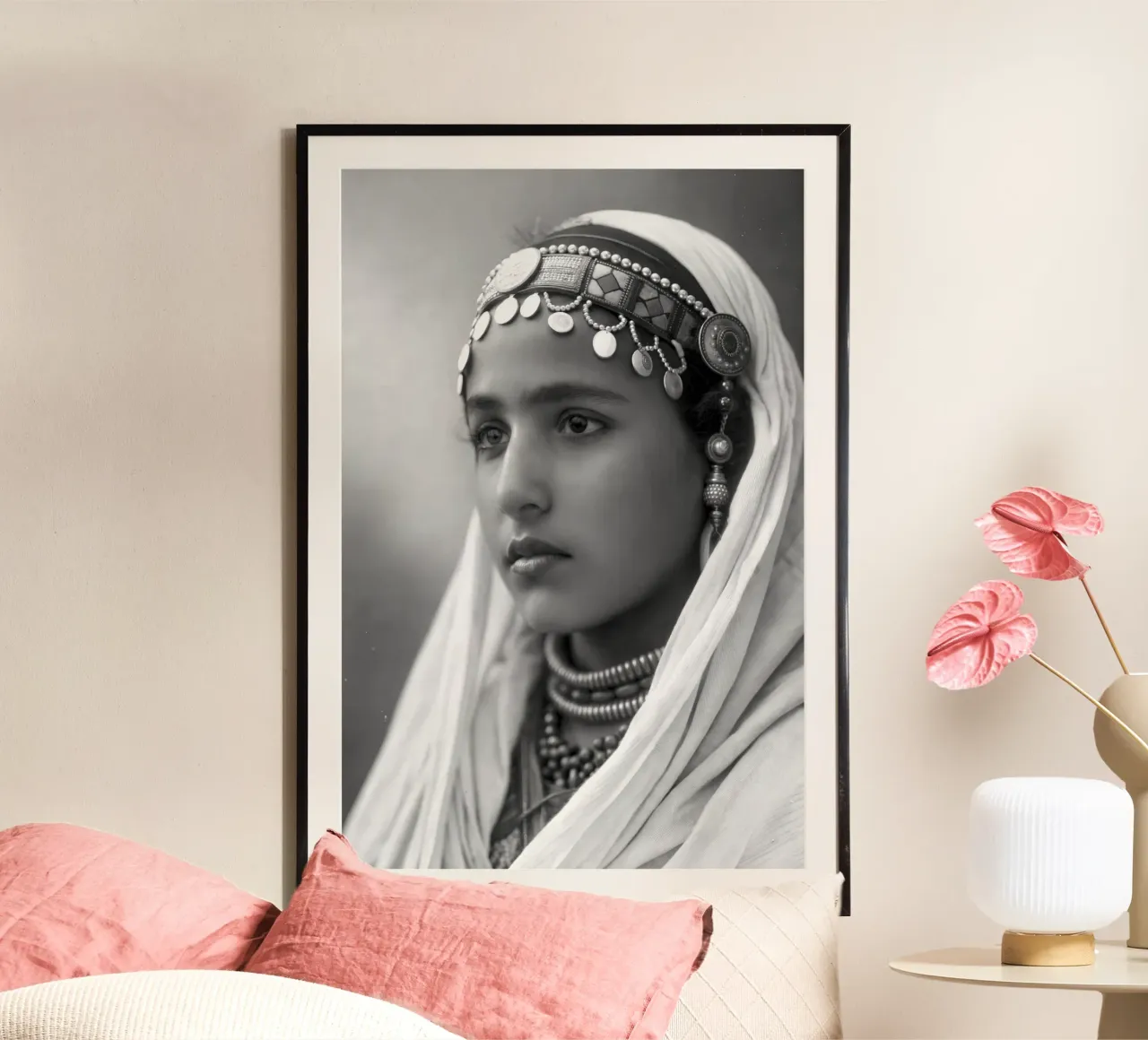 Yalas - Ritratto di una giovane donna amazigh poster da Amazigh