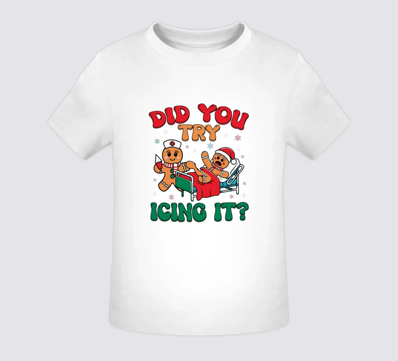 Did you try icing it? camiseta de bebé de edsonramosart