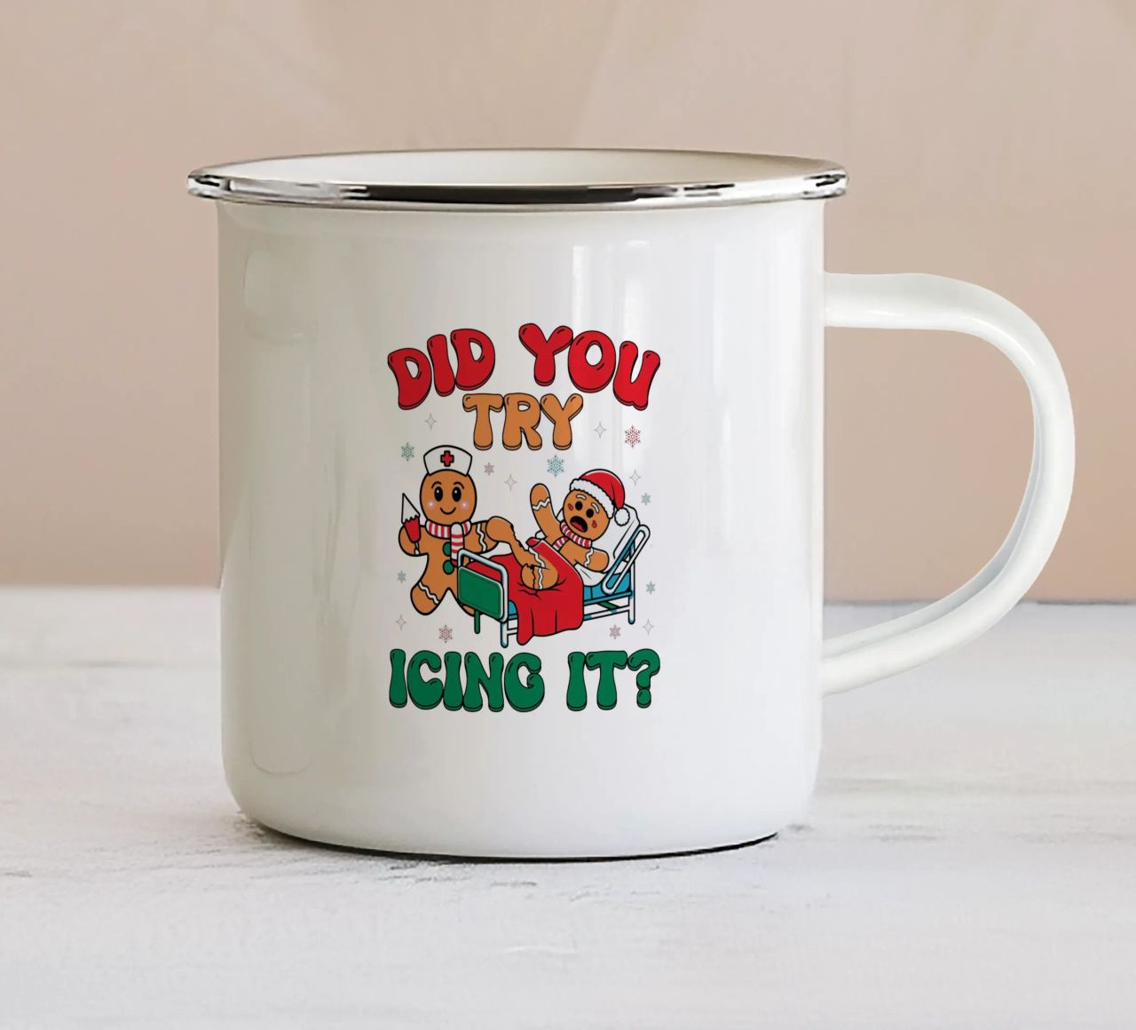 Did you try icing it? tazza in smalto da edsonramosart