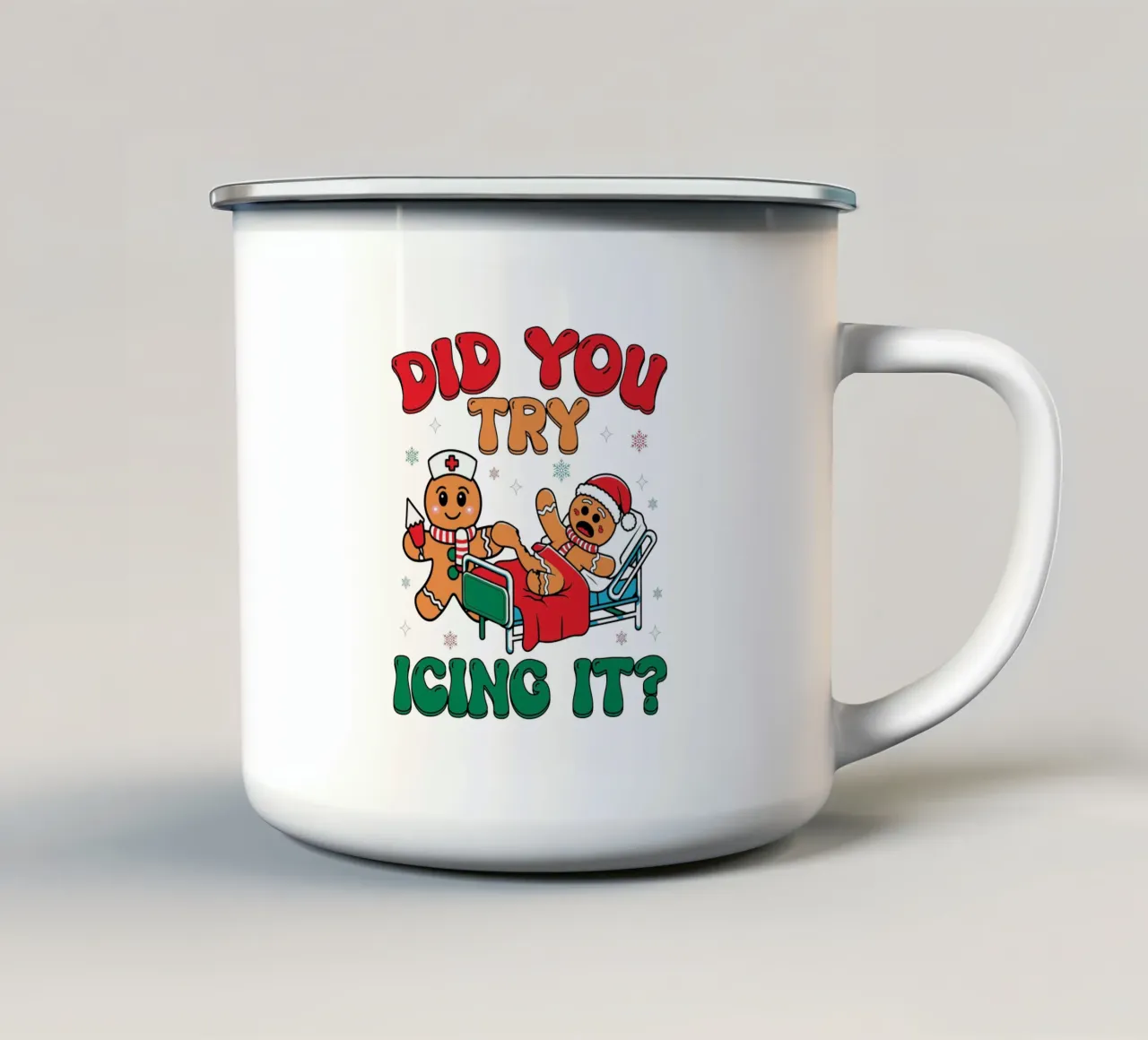 Did you try icing it? emaille mok van edsonramosart