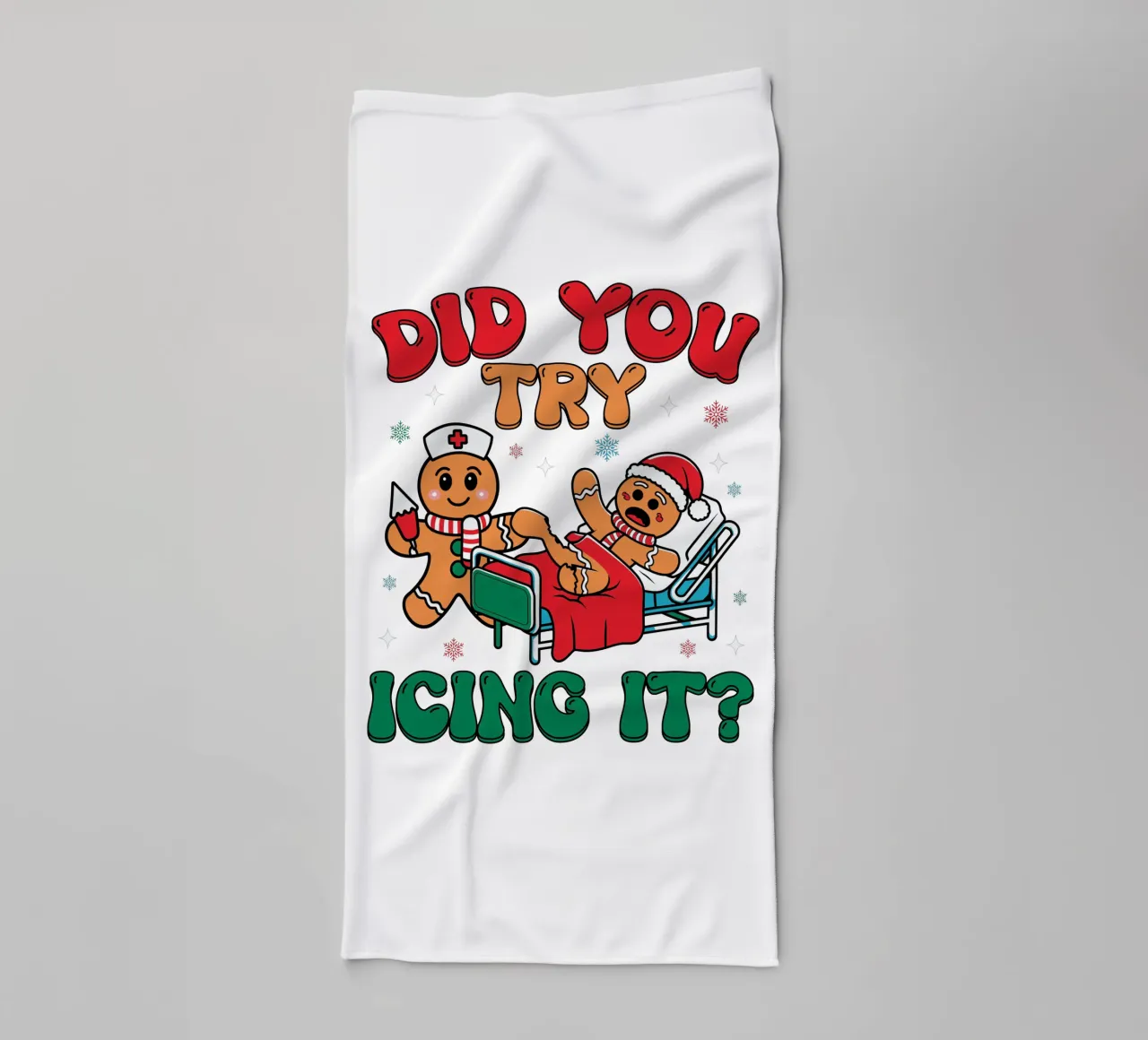 Did you try icing it? asciugamano da bagno da edsonramosart