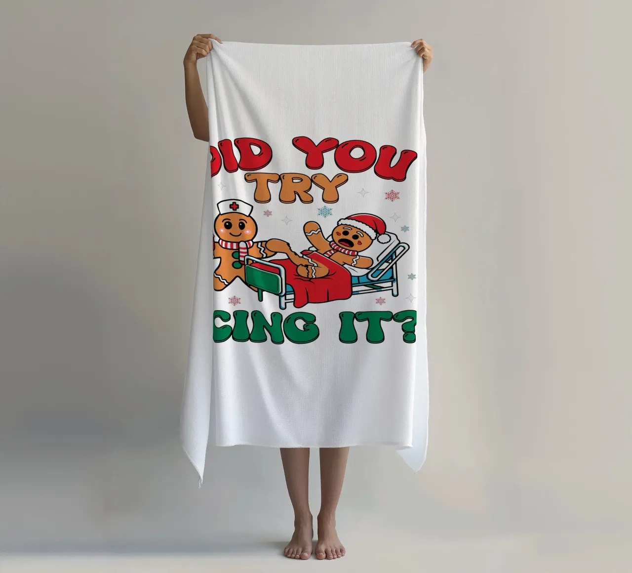 Did you try icing it? toalla de playa de edsonramosart