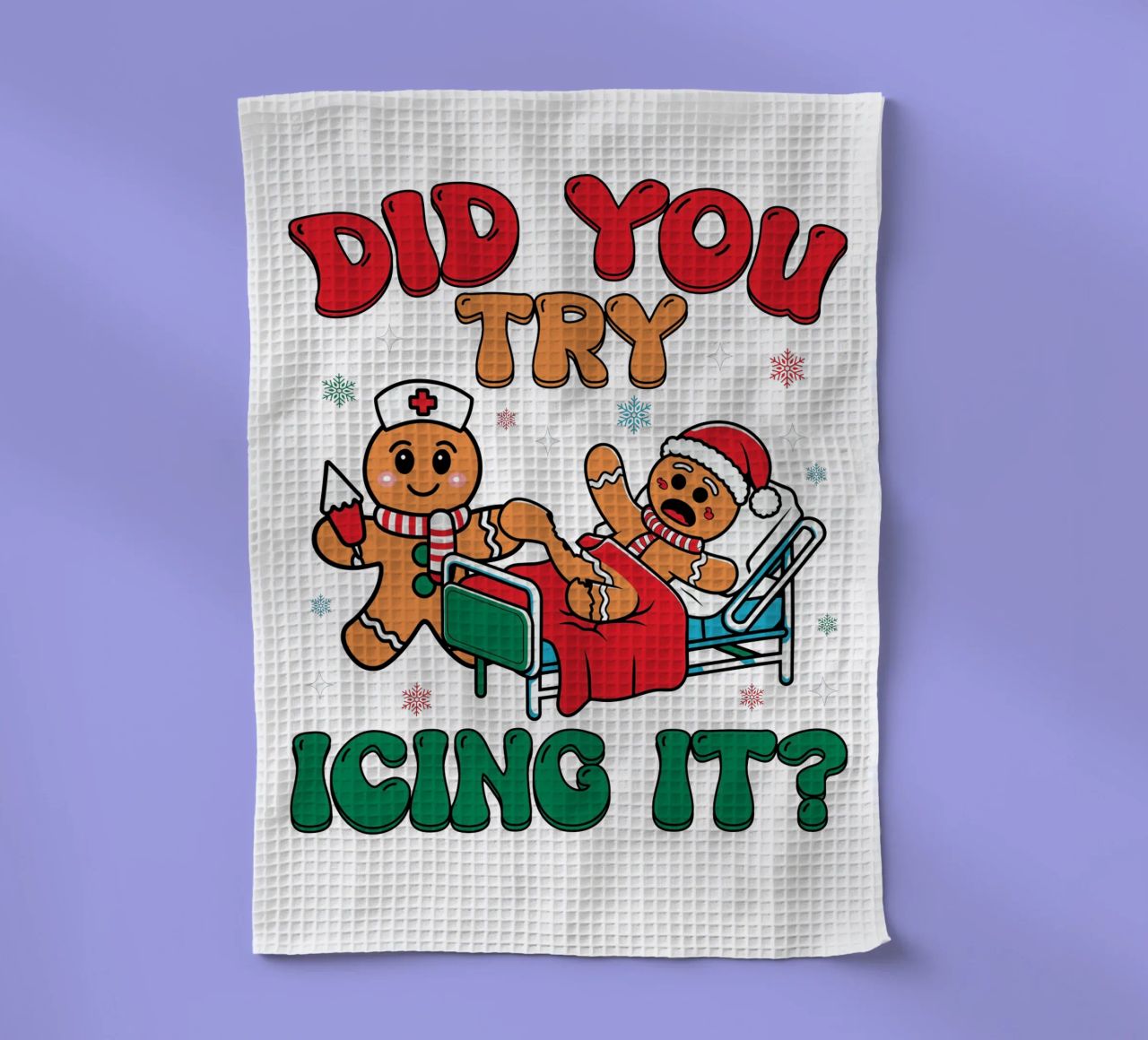 Did you try icing it? canovaccio da cucina da edsonramosart