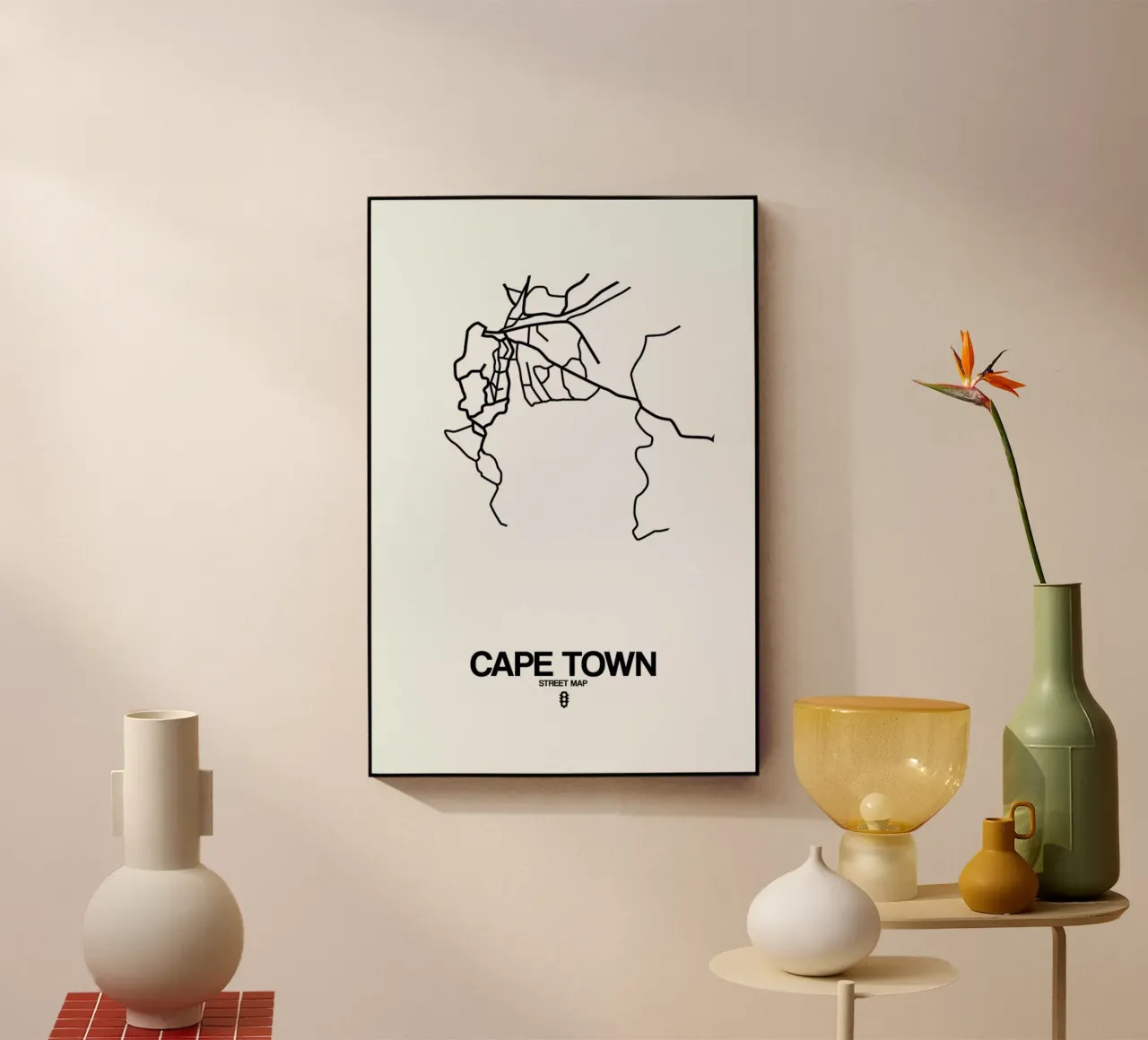 Cape Town acryl van Naxart