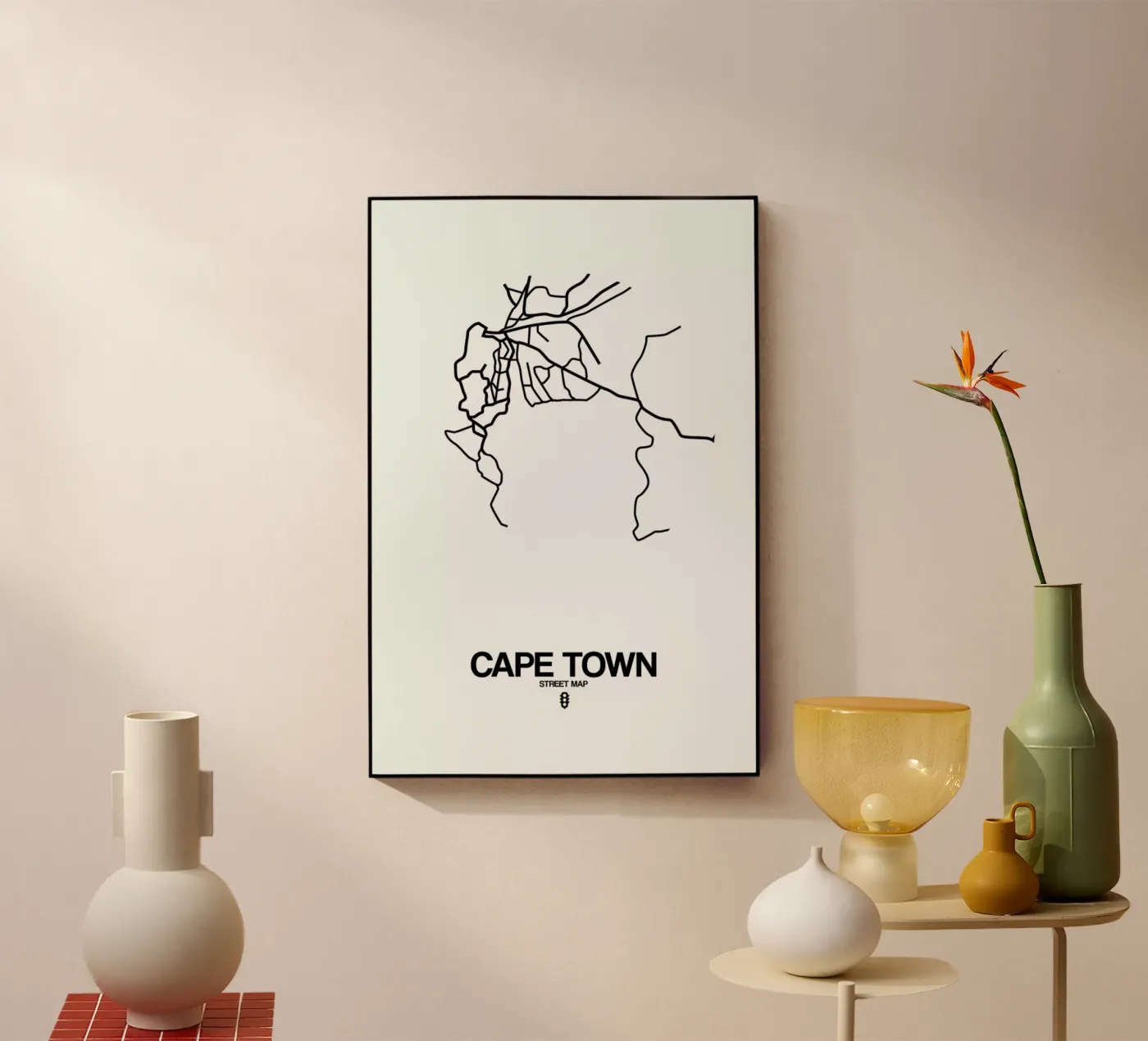 Cape Town Acryl-Glas von Naxart