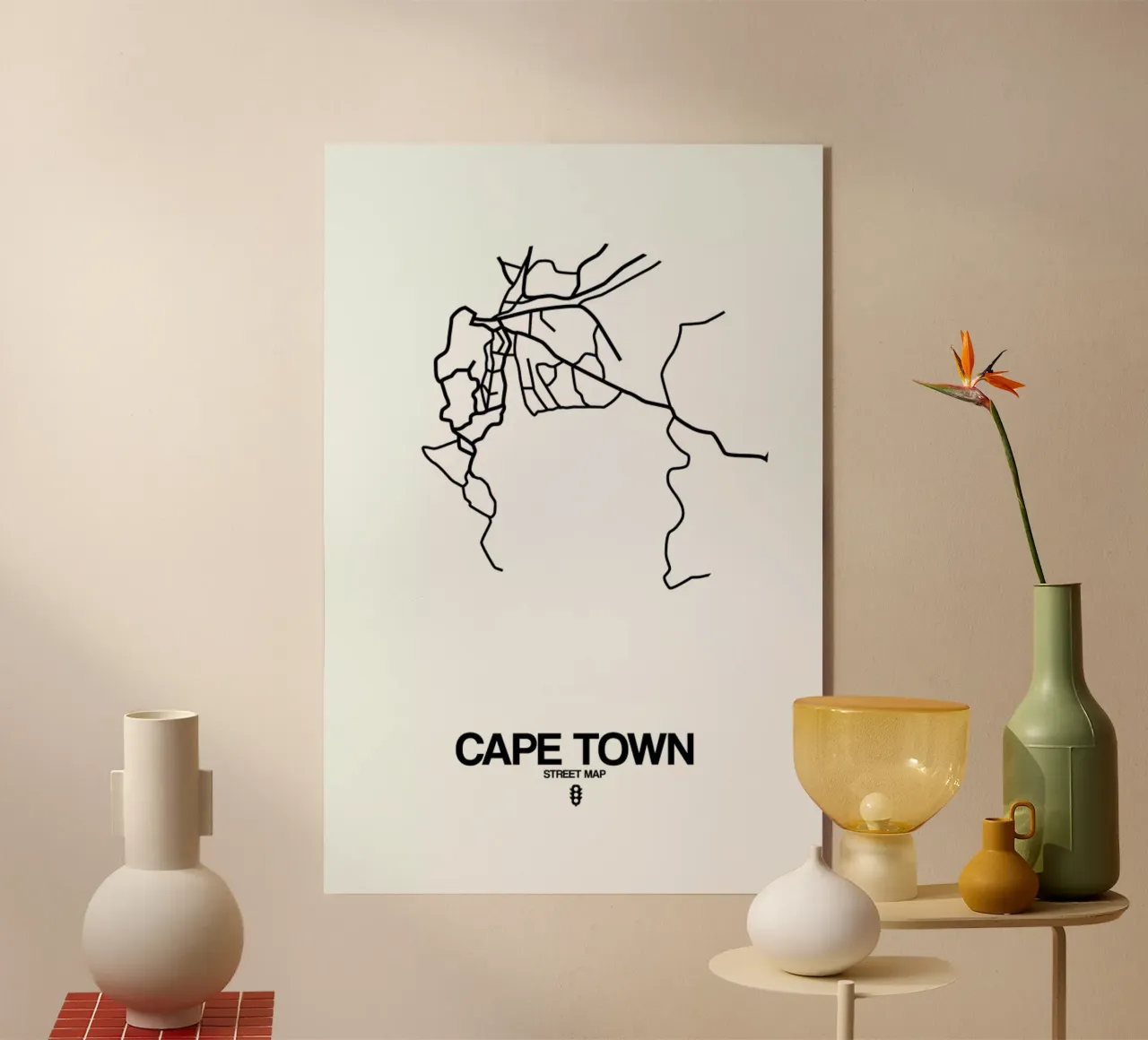 Cape Town acryl van Naxart