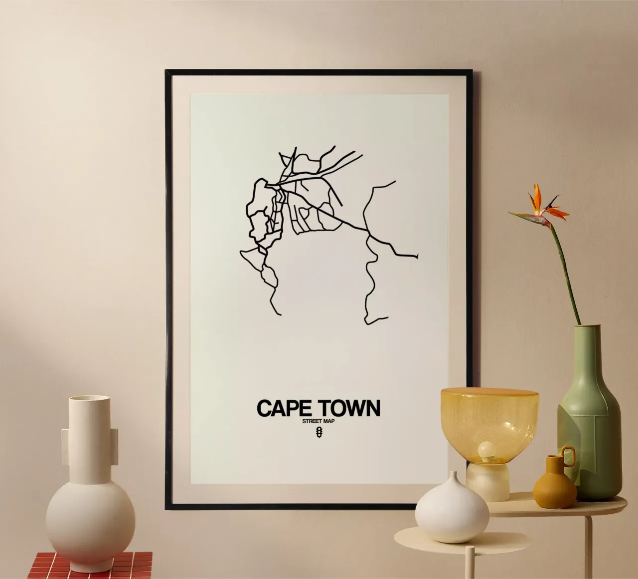 Cape Town poster da Naxart