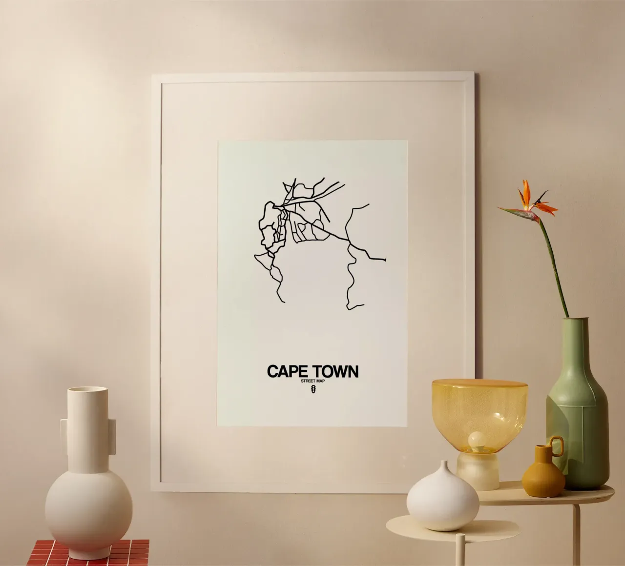 Cape Town poster da Naxart