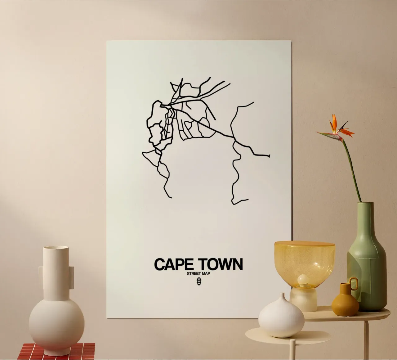 Cape Town poster da Naxart