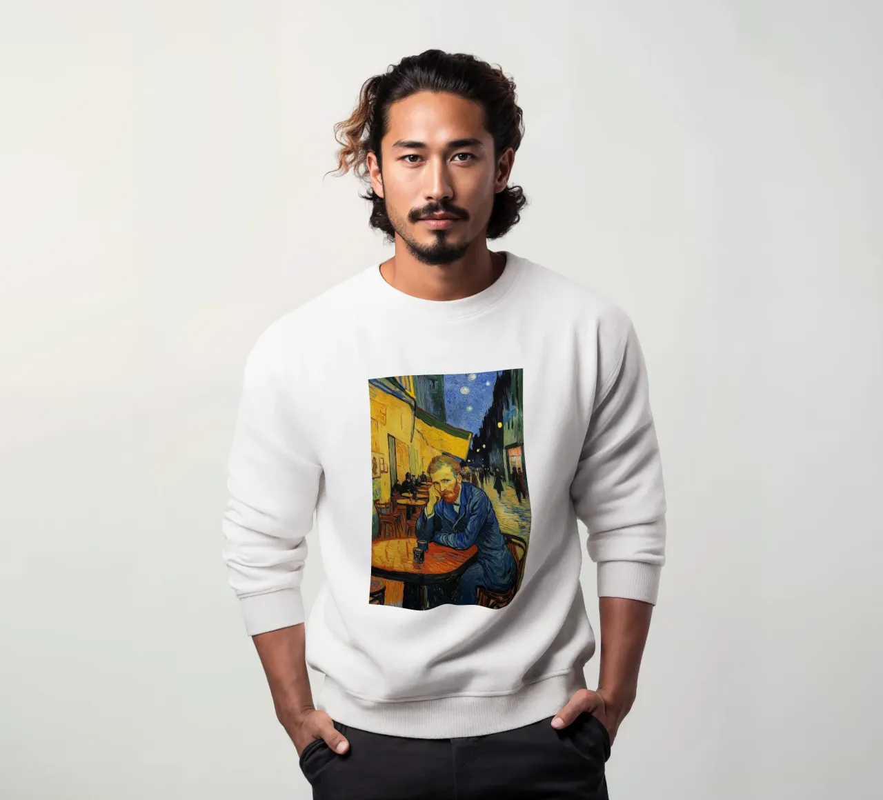 Caffè con Vincent felpa da Carinaprint