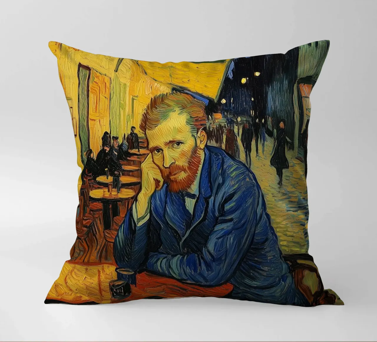 Caffè con Vincent cuscino da Carinaprint