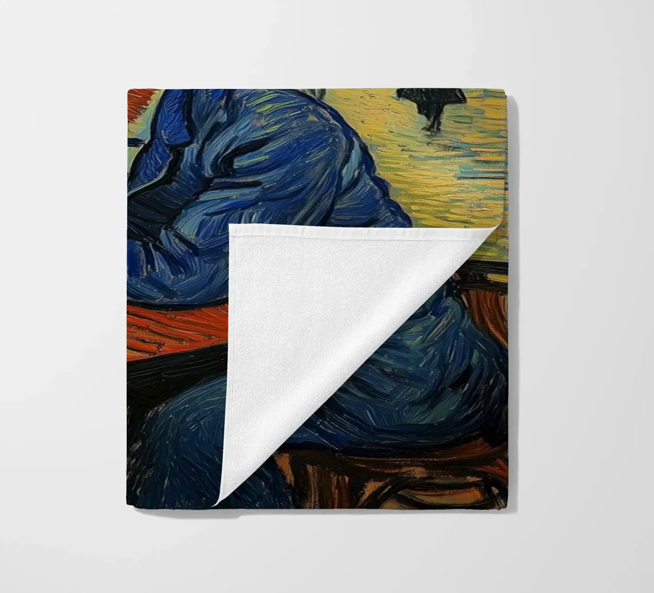 Caffè con Vincent telo mare da Carinaprint