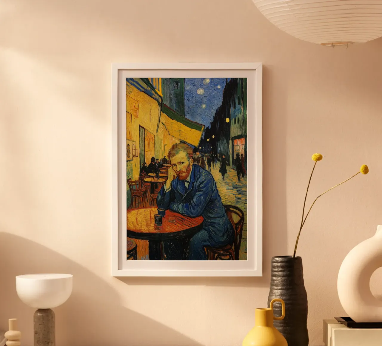 Caffè con Vincent poster da Carinaprint