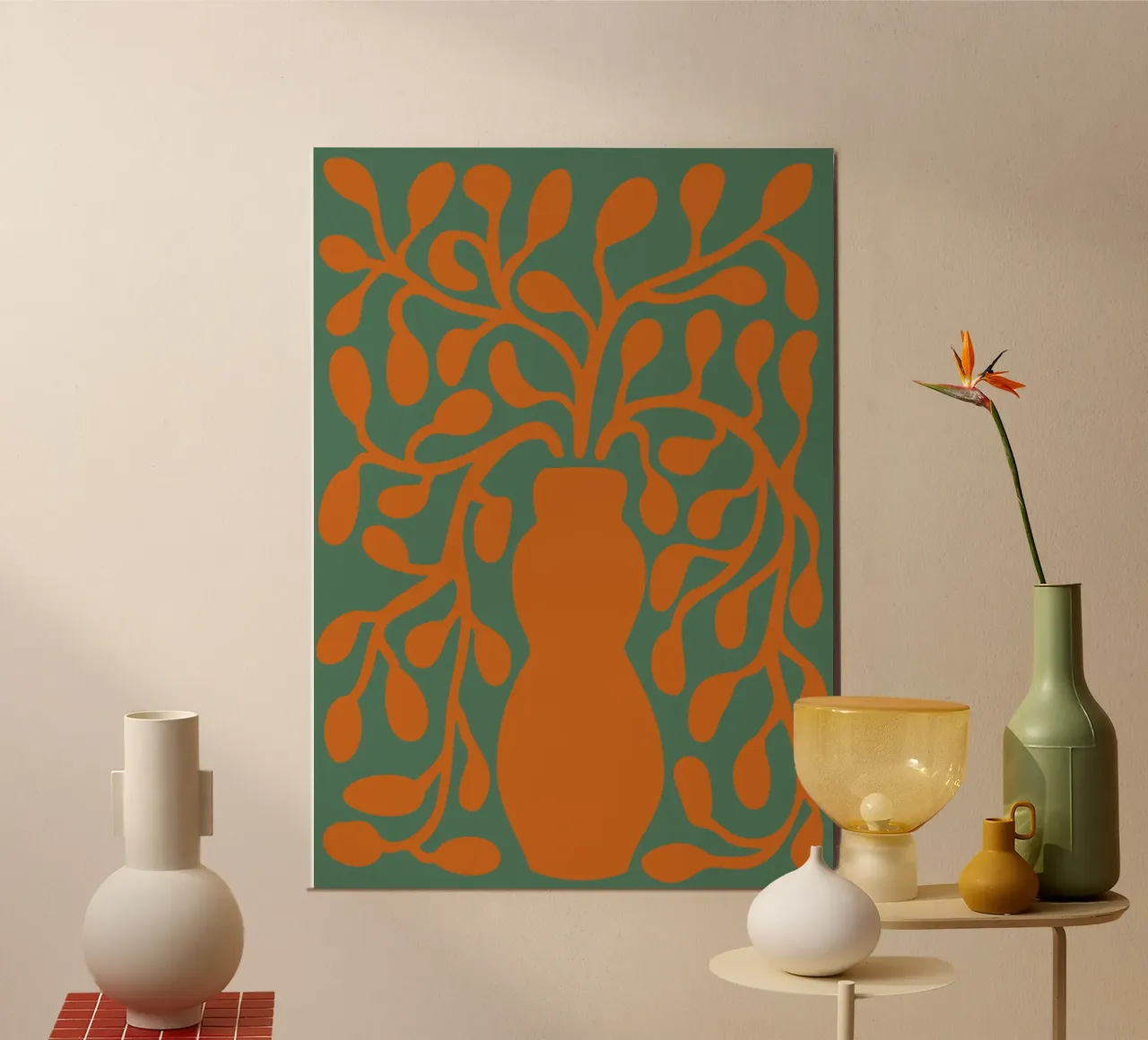 Orange vase poster da LisaArtes