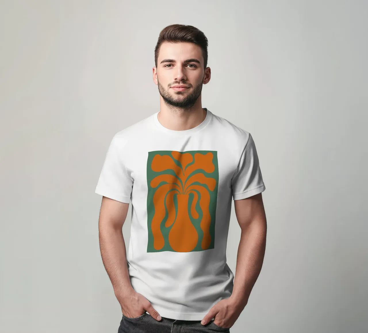 Vase with abstract shapes t-shirt da LisaArtes