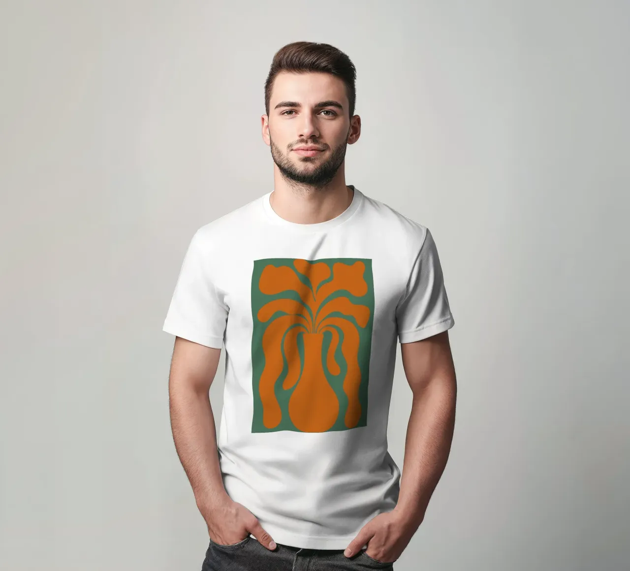 Vase with abstract shapes t-shirt da LisaArtes