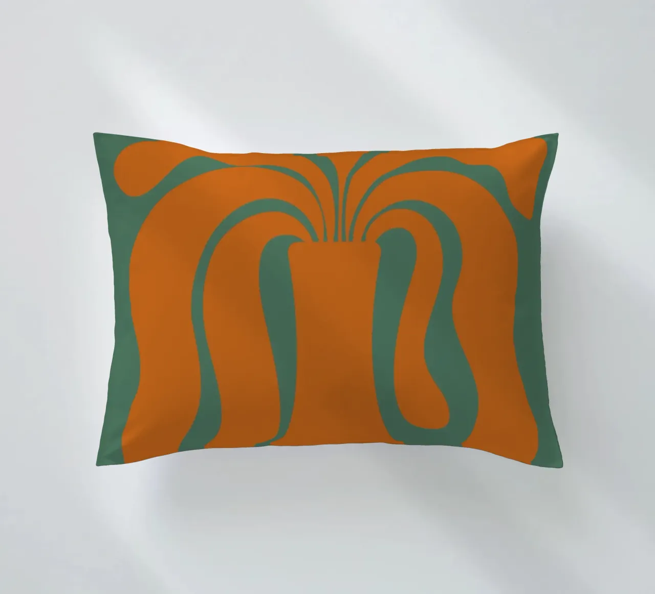 Vase with abstract shapes cuscino da LisaArtes