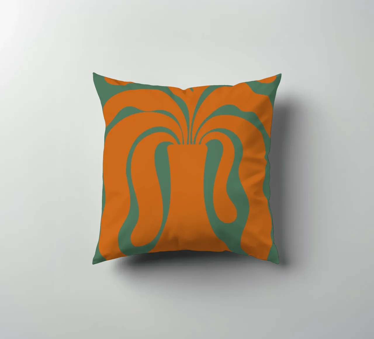 Vase with abstract shapes cuscino da LisaArtes