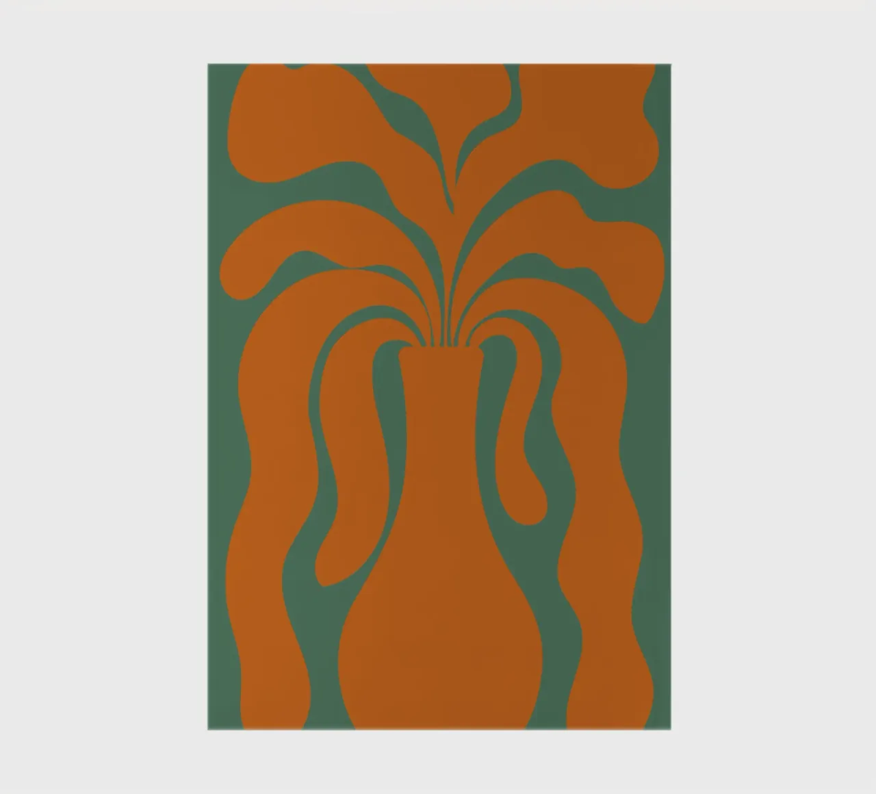 Vase with abstract shapes notebook by LisaArtes