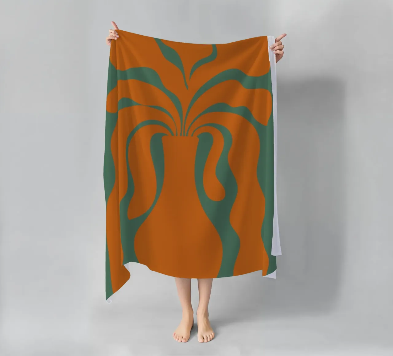 Vase with abstract shapes telo mare da LisaArtes