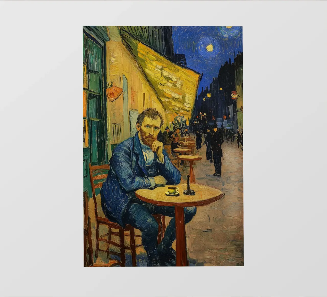 Caféterrasse con van Gogh pellicola backlit da Carinaprint