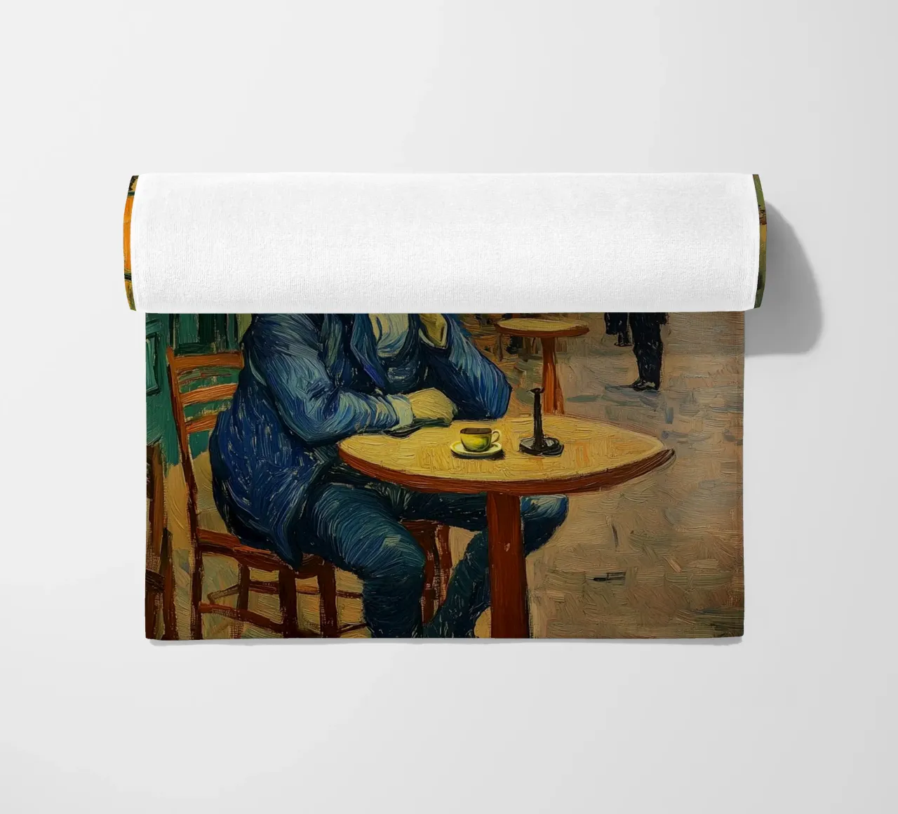 Caféterrasse con van Gogh telo mare da Carinaprint