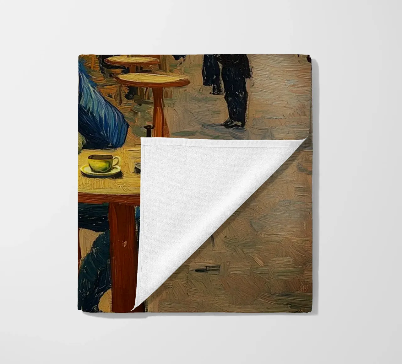 Caféterrasse con van Gogh telo mare da Carinaprint