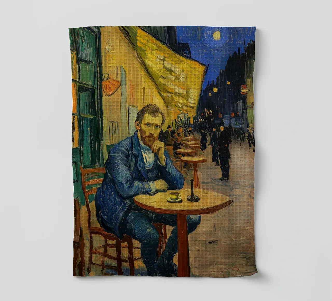 Caféterrasse con van Gogh canovaccio da cucina da Carinaprint